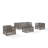 Cobe 4pc Wicker Outdoor Sofa Patio Furniture Set