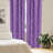 East Urban Home Dark Purple 4-Panel Curtains, Floral Garden Art Retro, Retro Violet-908735819