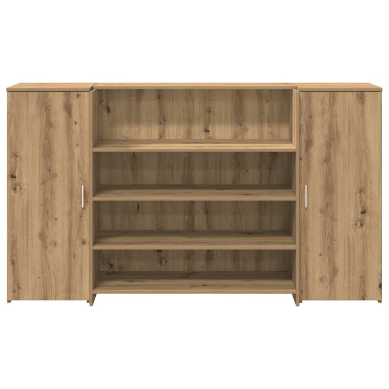 Camariah Standing Desk, 103.5cm H x 180cm W x 50cm D, Artisan Oak