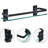 Kinsleigh 3 Piece Metal and Glass Floating Shelf-139853111