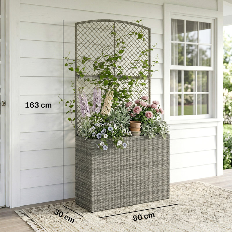 Planter, Dark Grey