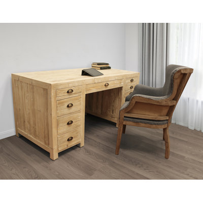 Ensemble de bureau de direction rectangulaire et chaises Siennah