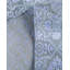 Tapis noué à la main de conception unique Ikat - bleu, 8 pi 0 po x 10 pi 2 po