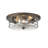 Large Industrial Flush Mount Ceiling Light, 16" 3-Light Modern Ceiling Light Fixture, Farmhouse Close To Ceiling Lighting,Hammered Glass Ceiling Light For Bedroom, Living Room, Kitchen Island(Oil Rubbed Bronze)-287019395-287019393-287019397