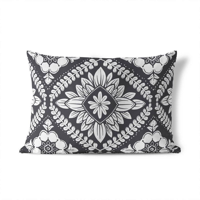Coussin d'extérieur Talia, Gris anthracite