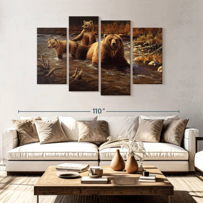 Brampt The Bathers, 54" H x 84" W