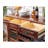 55.12" Brown Rectangular Solid Wood Wine Racks
