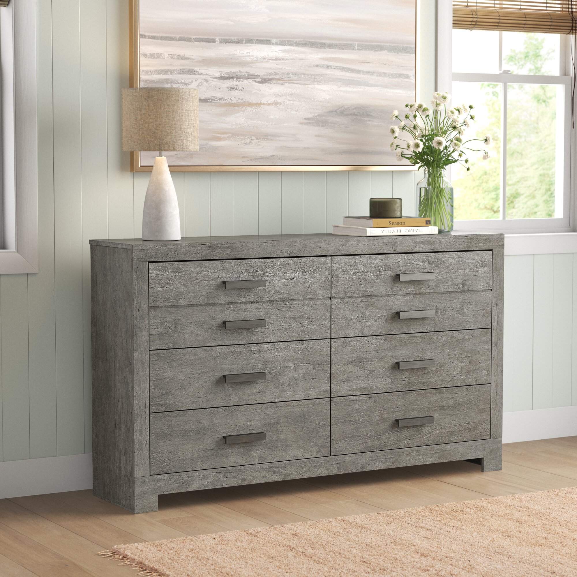 Dovecove Brorfelde 6 Drawer Double Dresser & Reviews | Wayfair