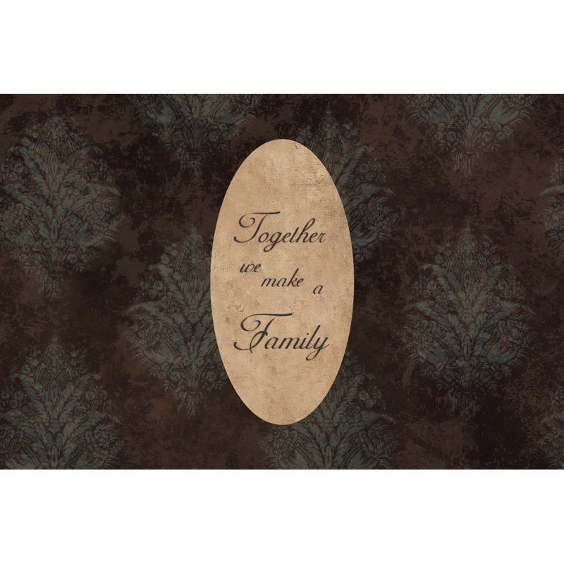 Family Photo Mat - Wrapped Canvas Print, 30cm H x 46cm W x 3.8cm D