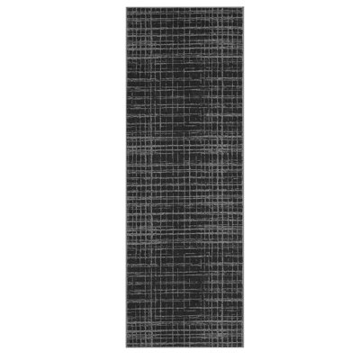 Tapis de couloir 2 x 6 pour couloirs Tapis décoratif abstrait moderne, lavable à la machine, tapis d'entrée, antidérapant, antidérapant, résistant à la décoloration, tapis de nuit