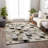 Premium Machine Washable Alliah AMF105 Granite Rug-808554462