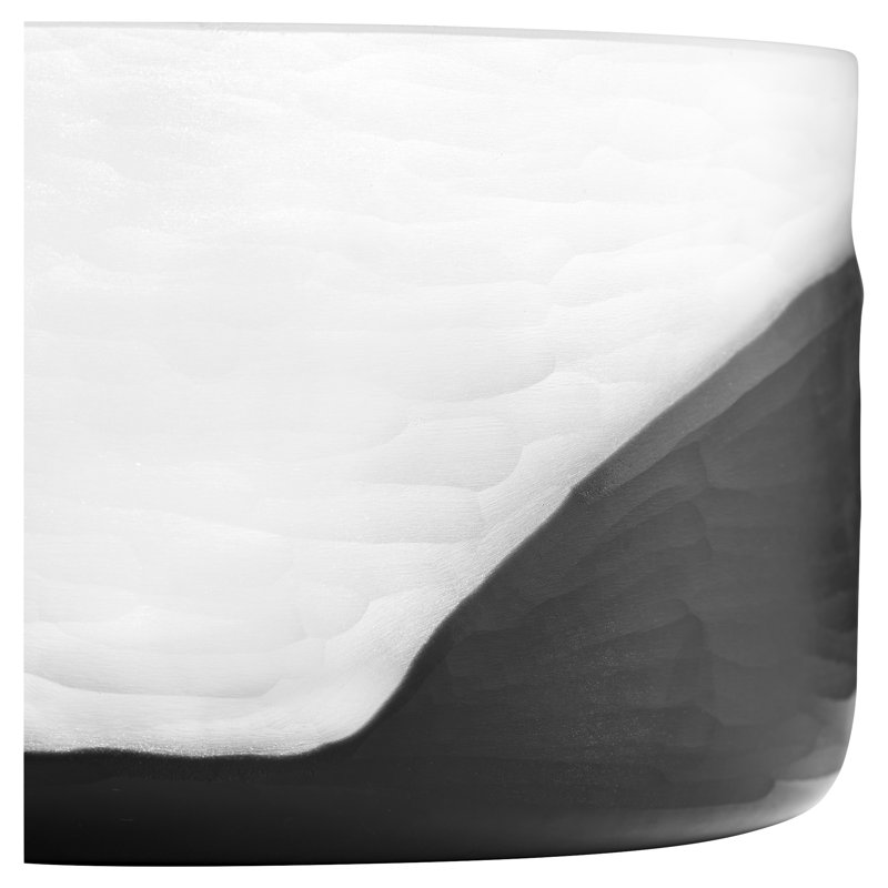 Ominous Frost Glass Table Vase