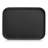 Rectangular Restaurant Grade Non-Slip Tray With Rubber Lined Plastic