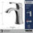 Single-handle Bathroom Faucet with Drain Assembly-88777434