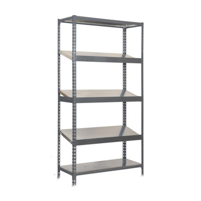 100cm W Steel Height -Adjustable Shelving Unit