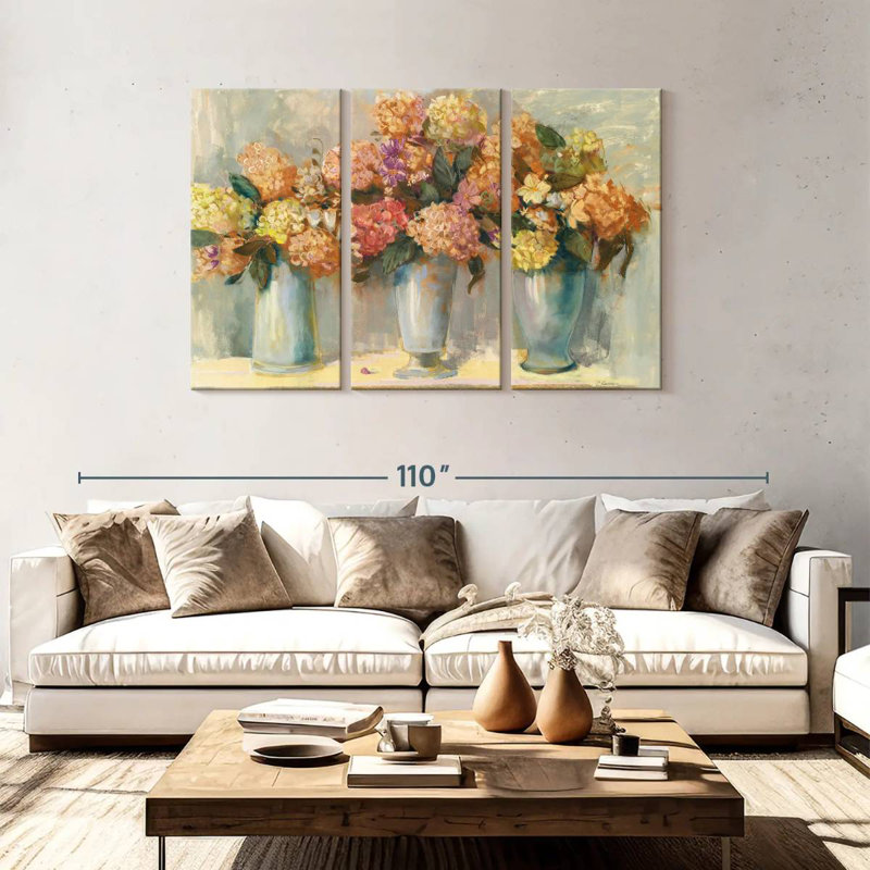 Harnek Fall Hydrangea Bouquets, 48" H x 74" W
