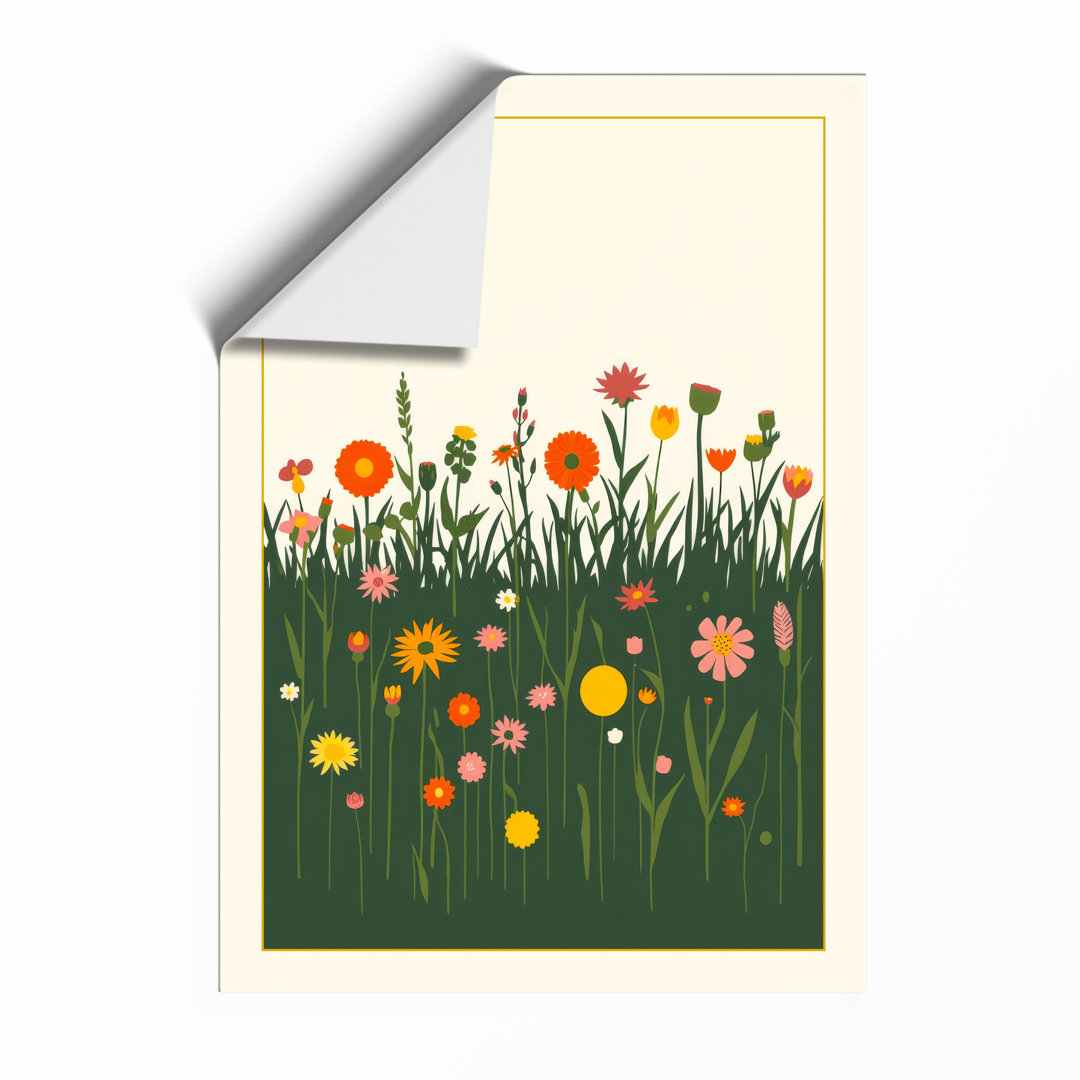 Meadow in Bloom Botanical - Framed Print