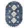Hassan Geometric Blue Area Rug