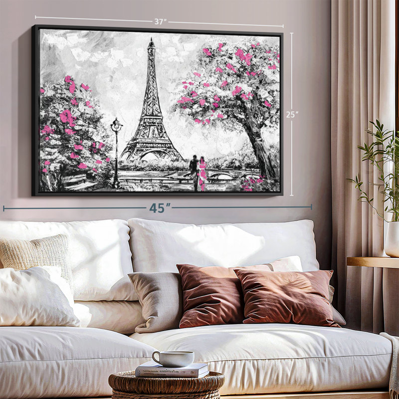 Places "Tour Eiffel, impression sur toile", H 25 po x l 37 po