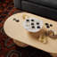 Wesson Tic Tac Toe in Ivory/Speckled Gray