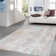 Hand Knotted Abstract Area Rug in Beige/Blue/Pink