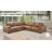 Upholstered Leather 5-piece L-sectional-273176680