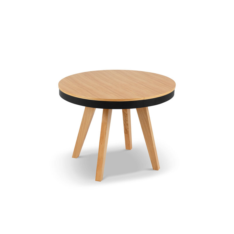 Cheria Ivy Bronx Dining Table, Light Brown