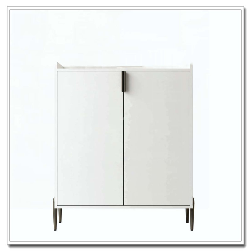 Armoire en bois 2 portes, Blanc
