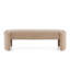 Banc long et élégant avec repose-pieds （SEULEMENT UN OTTOMAN)