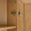 Armoire d'appoint de coin en bois naturel avec portes et rangement peu encombrant P 16 po x l 31 po x H 31 po-1962771749-1962771672