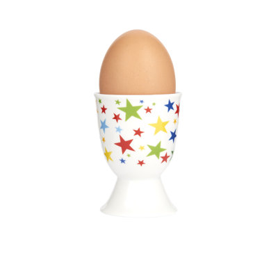 KitchenCraft Brights Stars Porcelain Egg Cups