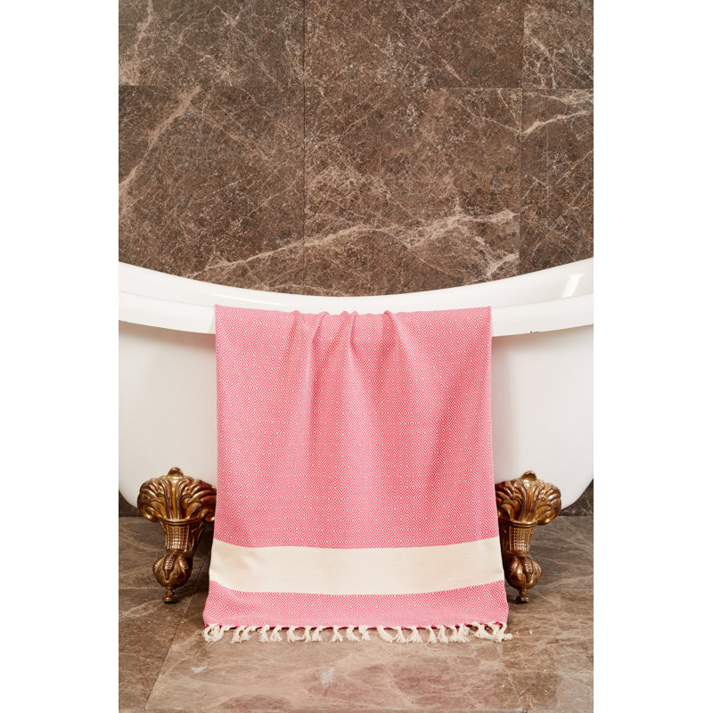 Serviette de plage Ponce simple, Rouge