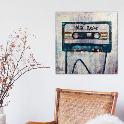 Mix Tape 1 Piece Wrapped Canvas Painting