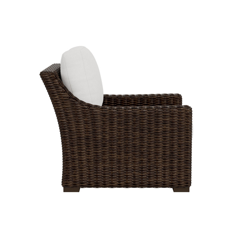 Mesa Outdoor Lounge Chair, Canvas Natural Sunbrella® Canvas