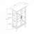 Curio Cabinet Lighted Cabinet with Adjustable Shelves-855601717