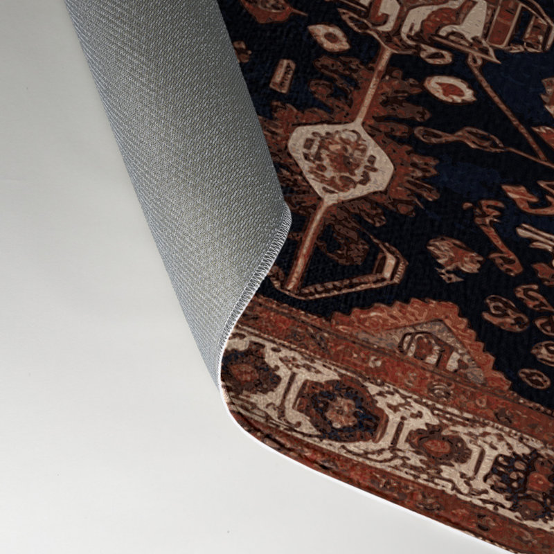 Tapis turc intérieur et extérieur brun, Rectangle 9 pi x 12 pi