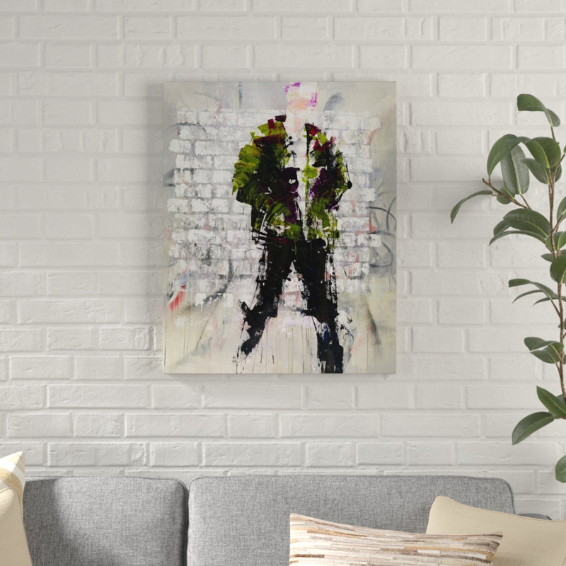 « cool metropolitan », peinture sur toile, H 20 po x l 16 po x P 1,25 po, Toile tendue