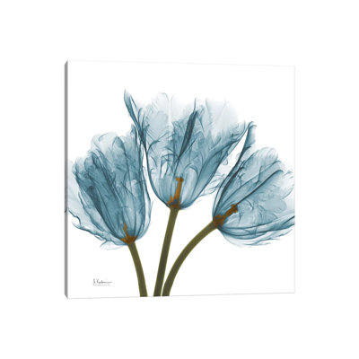 Blue Tulips by Albert Koetsier - Wrapped Canvas Painting