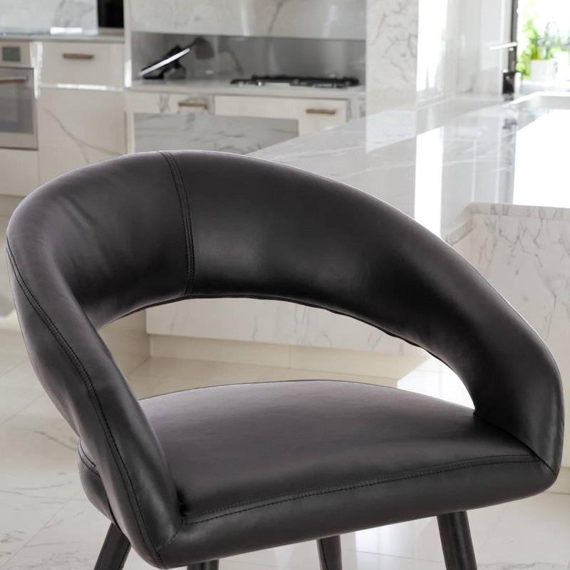 Chaise en cuir Courtland