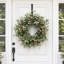 24" Artificial Farmhouse Spring Summer Berry Greenery Eucalyptus Front Door Wreath