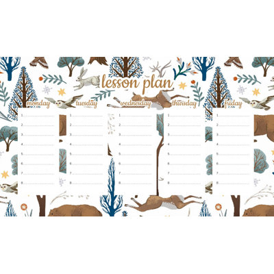 Magnetic Lesson Plan Winter Forest