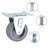 Jalbert 4 Piece Fixed Castor Set