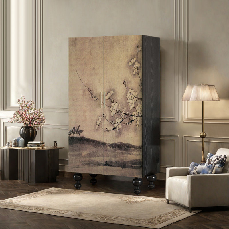 Garde-robe de vestiaire de style Wabi-sabi Room