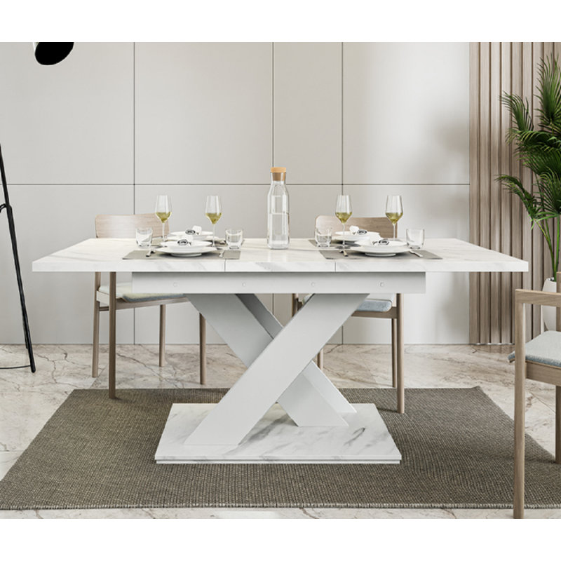 Extendable Dining Table, Black