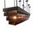 6 - Light Dimmable Square / Rectangle Chandelier