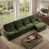 Chenille verte sélectionné