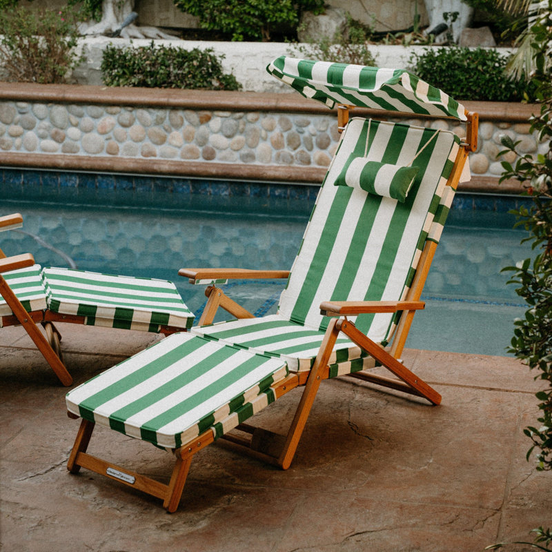 Sling Chair, Crew Canyon Green Stripe