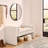 Versatile Linen Fabric Bedroom Storage Stool With Large Capacity-1588936175