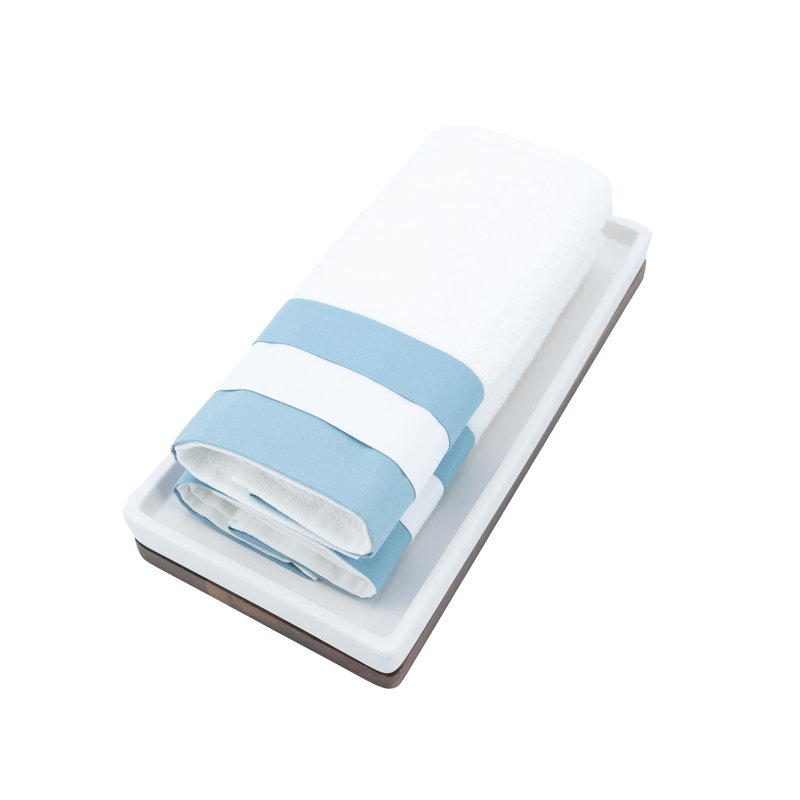 Agapita Super Plush Fingertip Towel, Turquoise