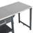 Outdoor Kitchen Cart Foldable Outdoor Prep Station Portable BBQ Cart Grill Cart with Foldable Top and Storage Space-1050910091